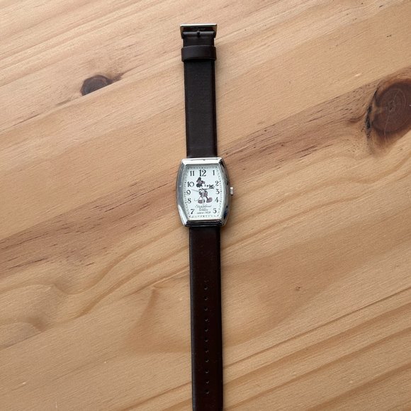 Disney Steamboat Willie 75th Anniversary Mickey Watch w/ Collector's Tin - Picture 2 of 8